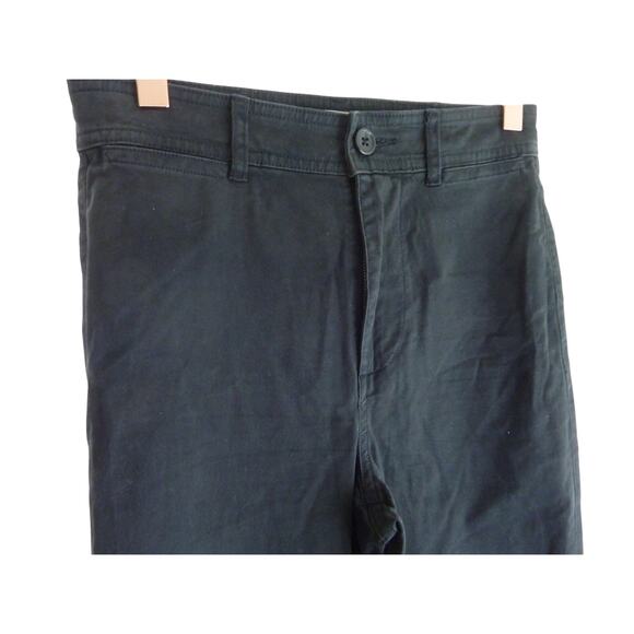 Everlane The Lightweight Wide Leg Crop Chino Light Black Size 00 - Picture 2 of 5